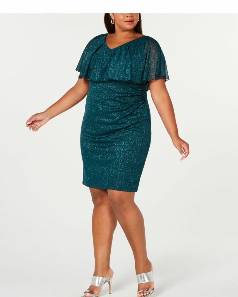 Green dress store size 22